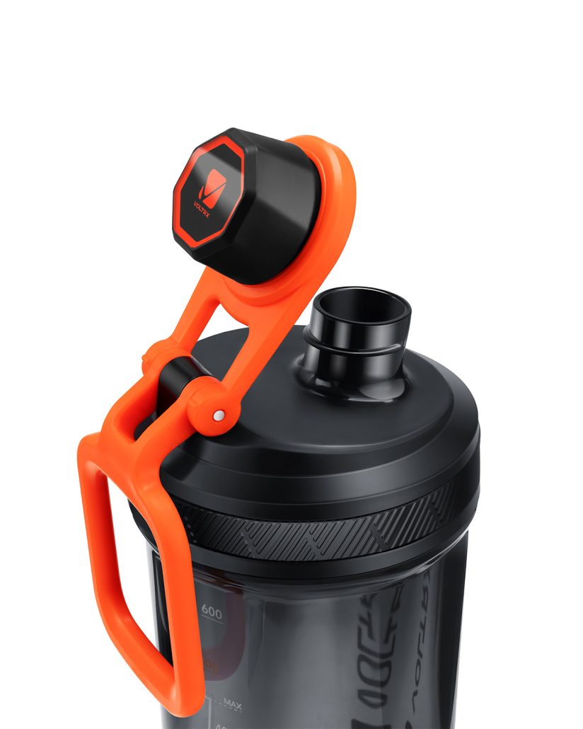 VOLTRX Gallium Elektrischer Shaker – Orange (USB-C, 900 ml)