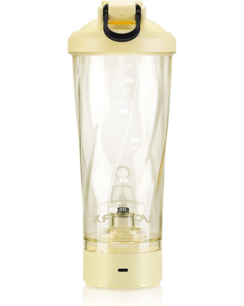 VOLTRX Boost Elektrischer Shaker – [Gelb] (USB-C, 700 ml)