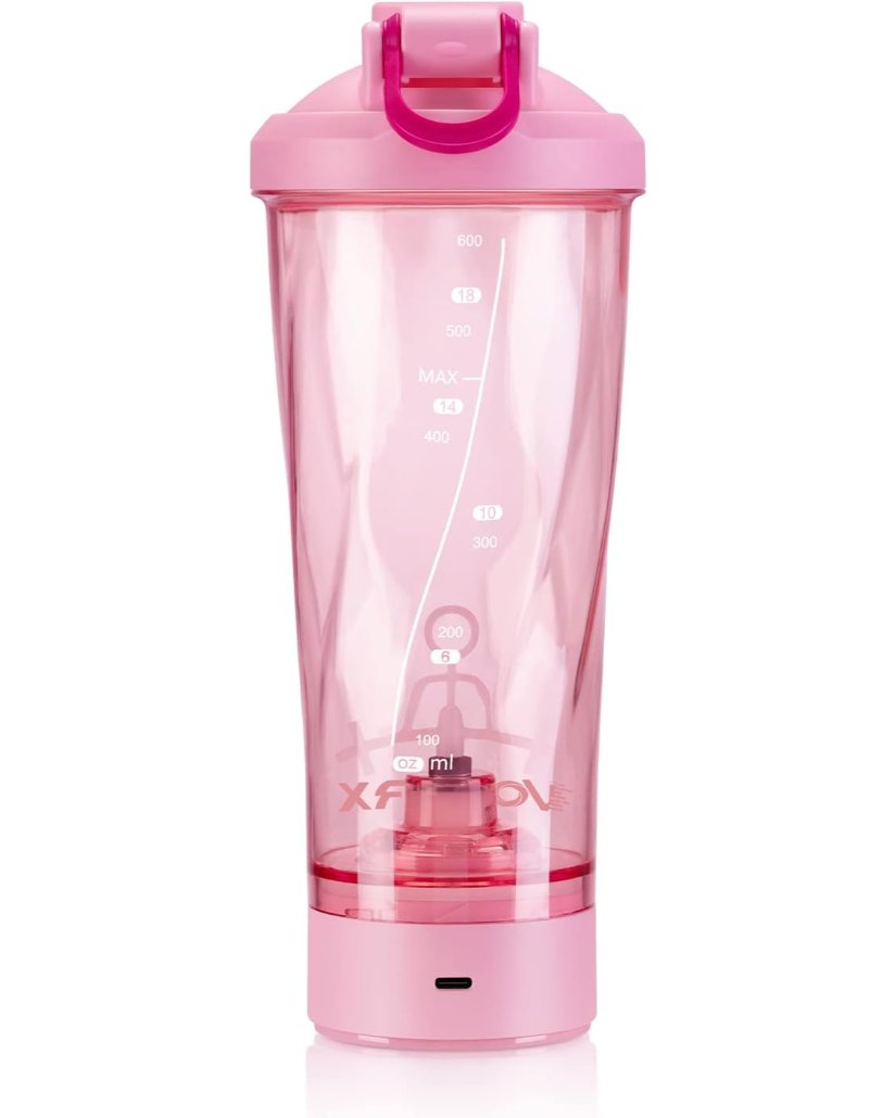 VOLTRX Boost Elektrischer Shaker – Pink (USB-C, 700 ml)
