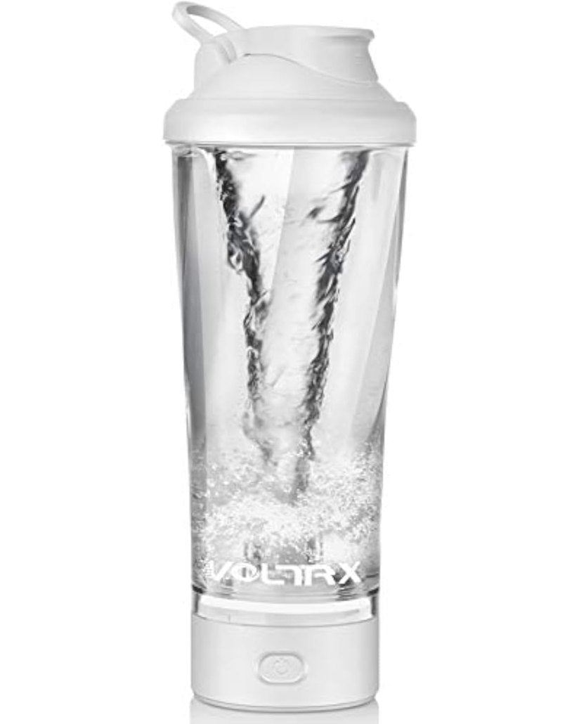 VOLTRX Boost Elektrischer Shaker – Weiß (USB-C, 700 ml)