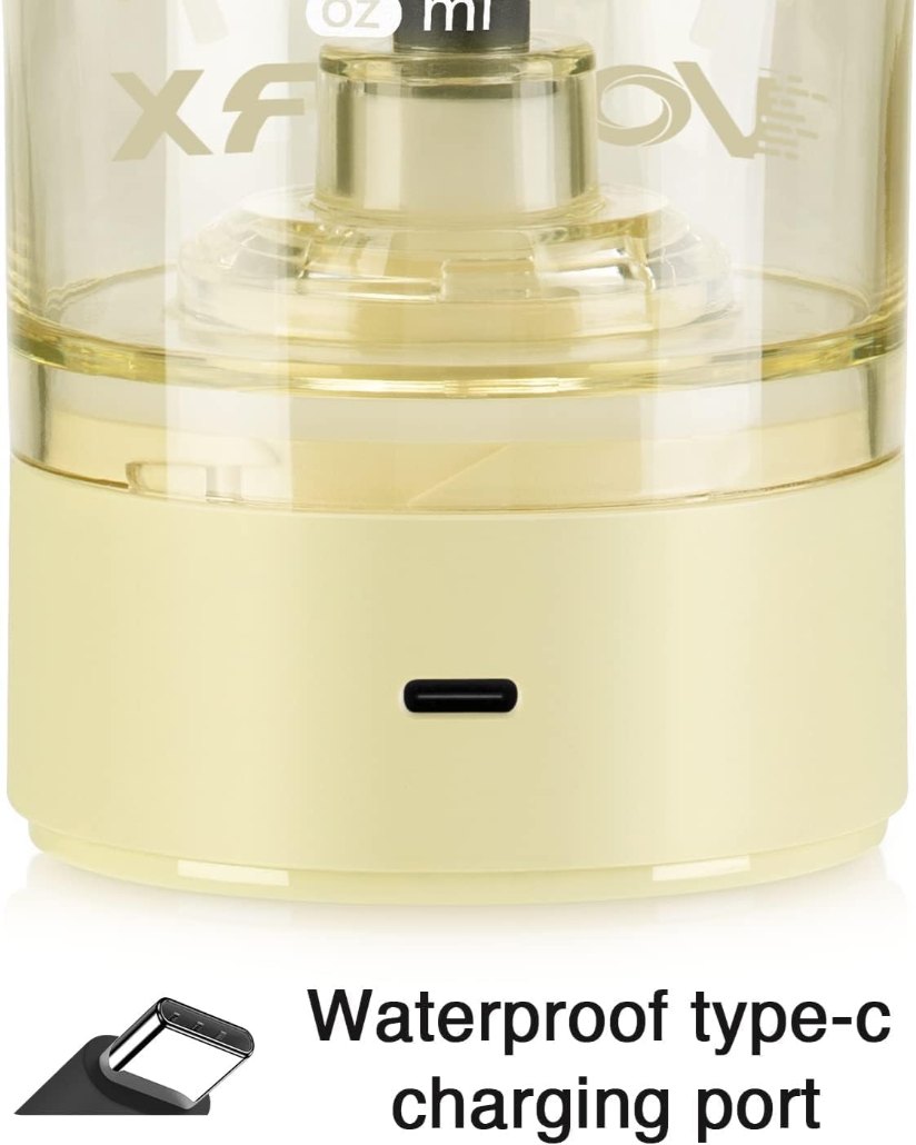 VOLTRX Boost Elektrischer Shaker – [Gelb] (USB-C, 700 ml)