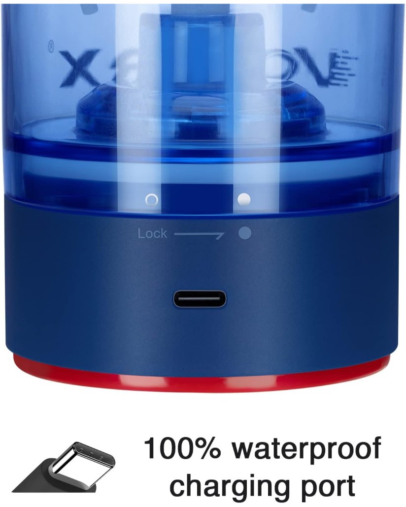 VOLTRX Boost Elektrischer Shaker – Deep Blue (USB-C, 700 ml)