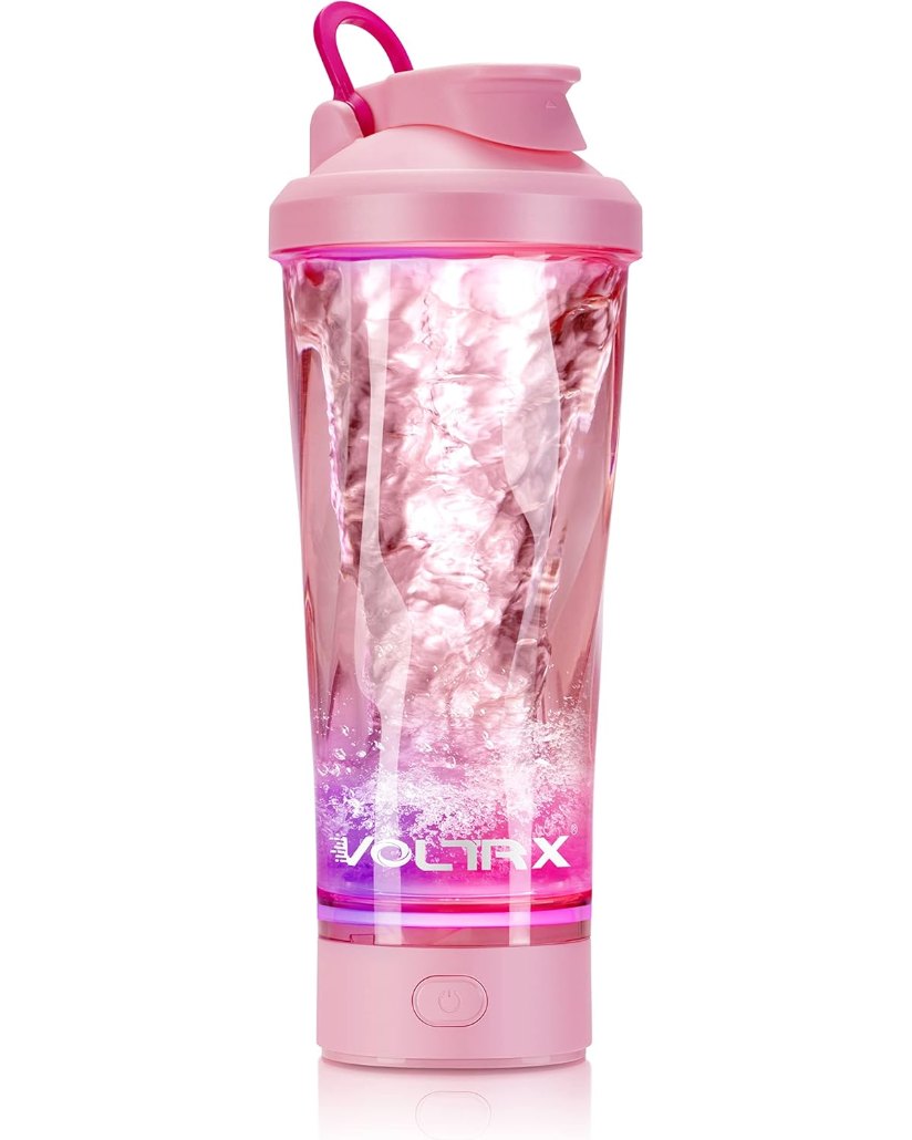 VOLTRX Boost Elektrischer Shaker – Pink (USB-C, 700 ml)