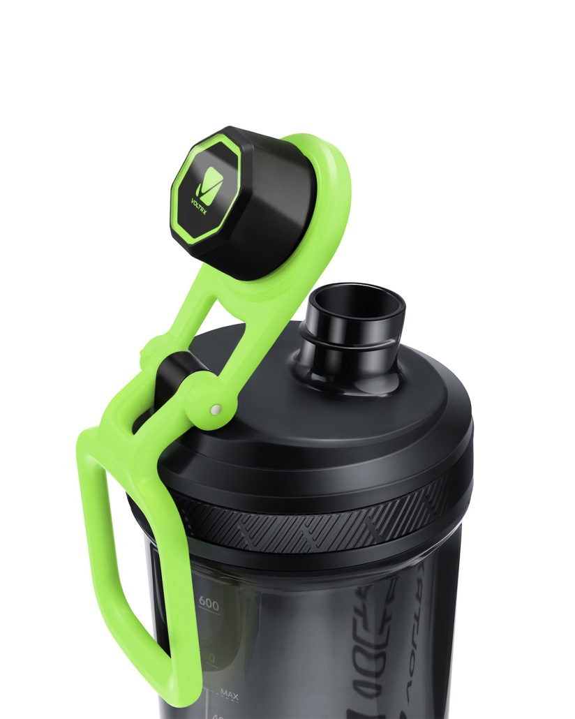VOLTRX Gallium Elektrischer Shaker – Mintgrün (USB-C, 900 ml)
