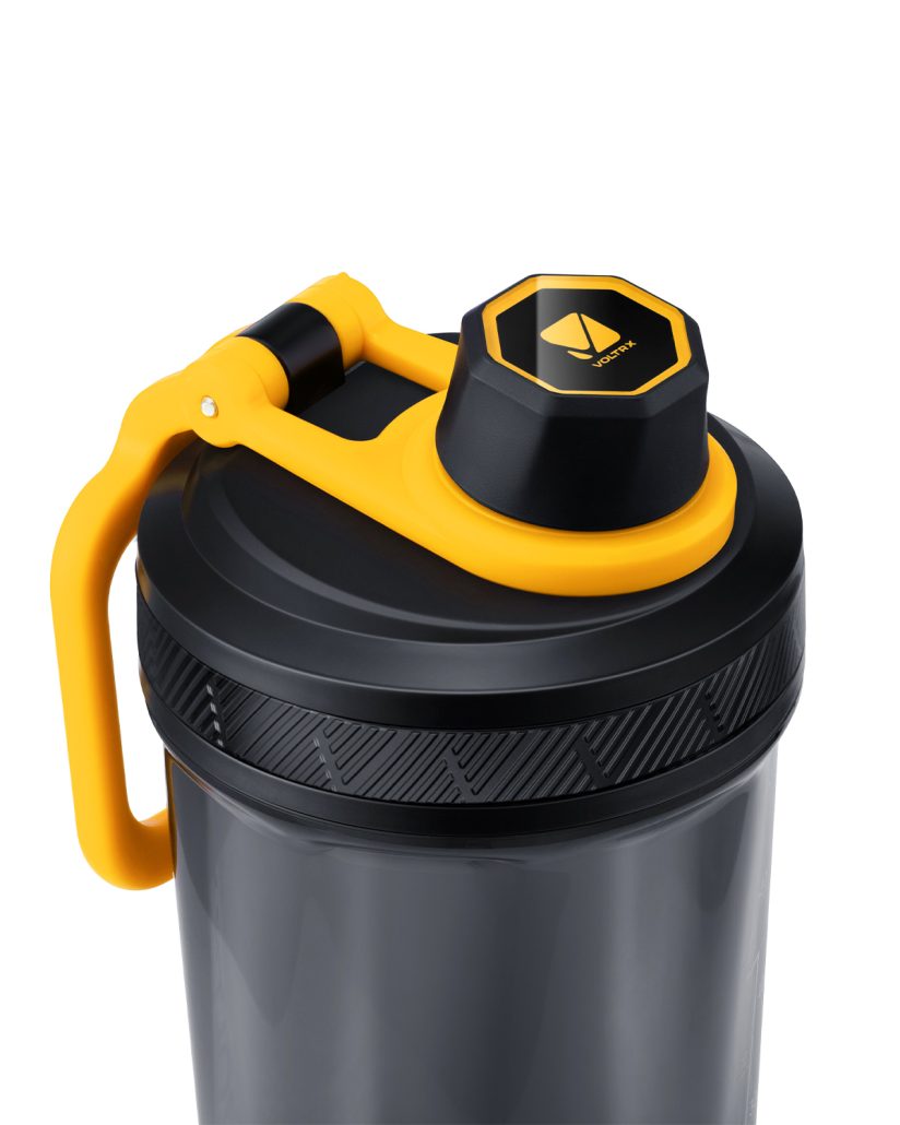 VOLTRX Gallium Elektrischer Shaker – Gelb (USB-C, 900 ml)