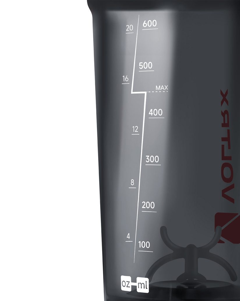 VOLTRX Gallium Elektrischer Shaker – Rot (USB-C, 900 ml