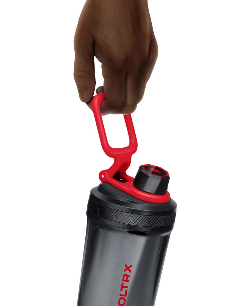 VOLTRX Gallium Elektrischer Shaker – Rot (USB-C, 900 ml