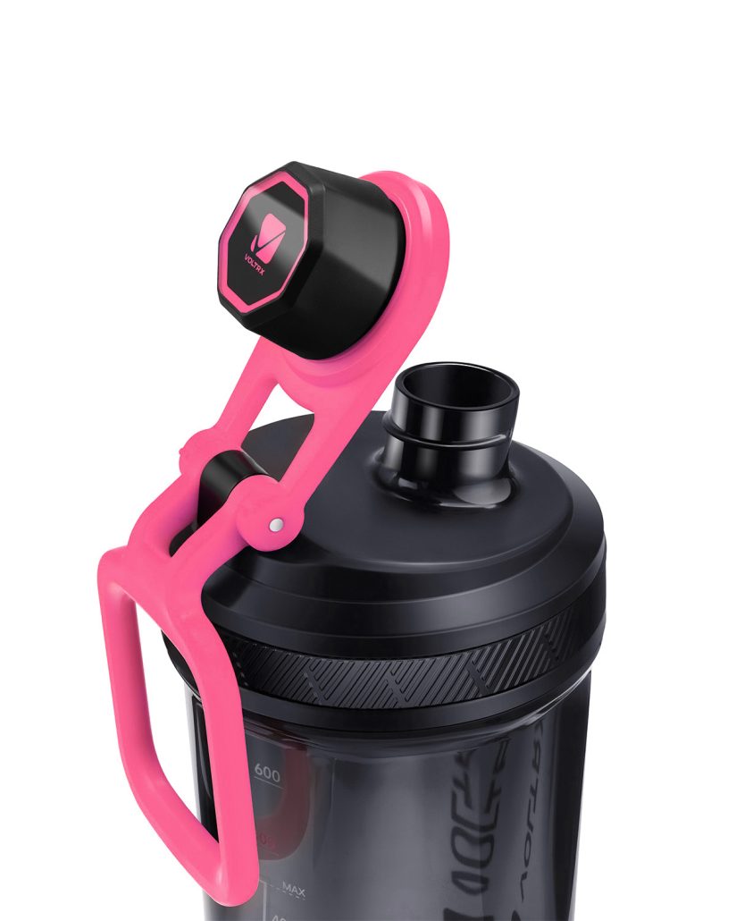 VOLTRX Gallium Elektrischer Shaker – Pink (USB-C, 900 ml)