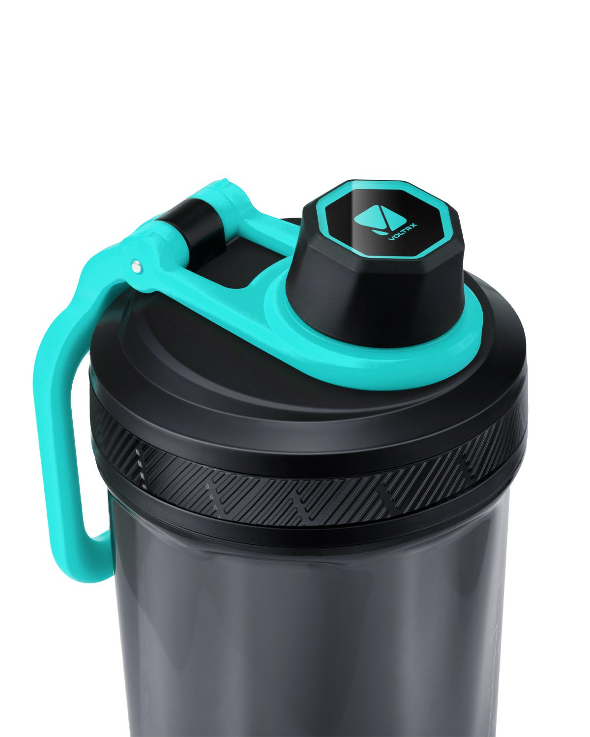 VOLTRX Gallium Elektrischer Shaker – Cyan (USB-C, 900 ml)
