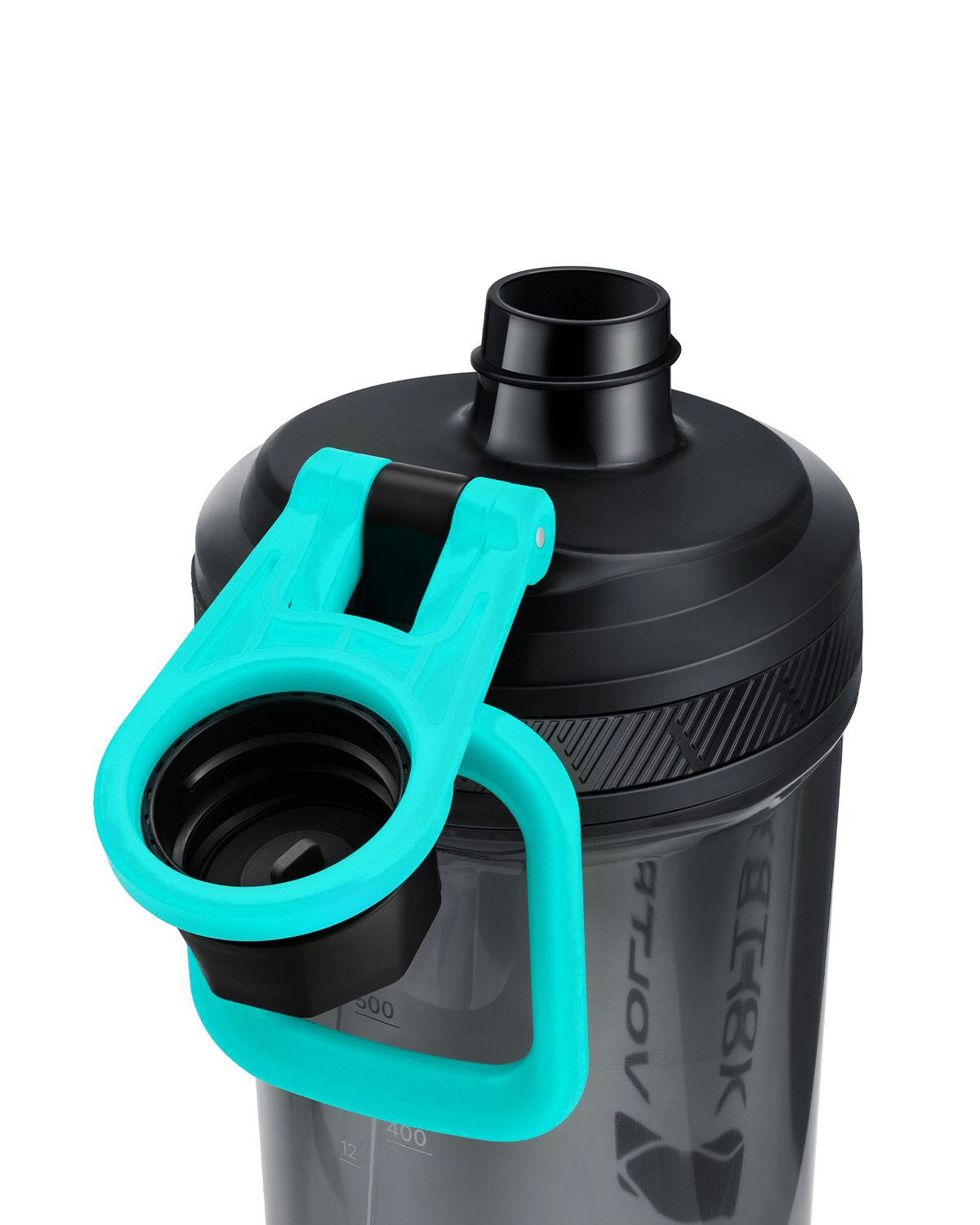 VOLTRX Gallium Elektrischer Shaker – Cyan (USB-C, 900 ml)