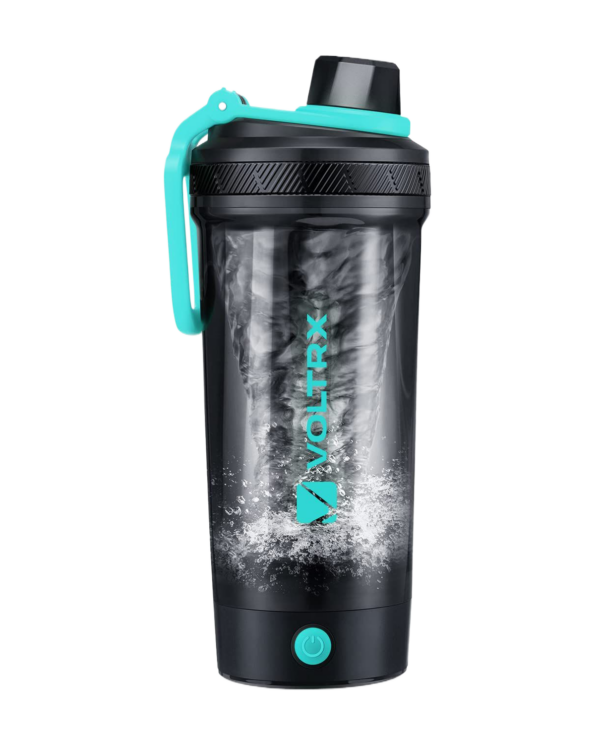 VOLTRX Gallium Elektrischer Shaker – Cyan (USB-C, 900 ml)